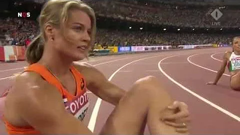 Dafne Schippers wins gold on the 200 meters in Bej...