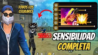 SENSIBILIDAD COMPLETA☑️LA MEJOR CONFIGURACIÓN SIN DPI PARA DAR TODO ROJO EN FREE FIRE