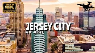 Jersey City, New Jersey In 4K By Drone - Amazing View Of Jersey City, New Jersey 