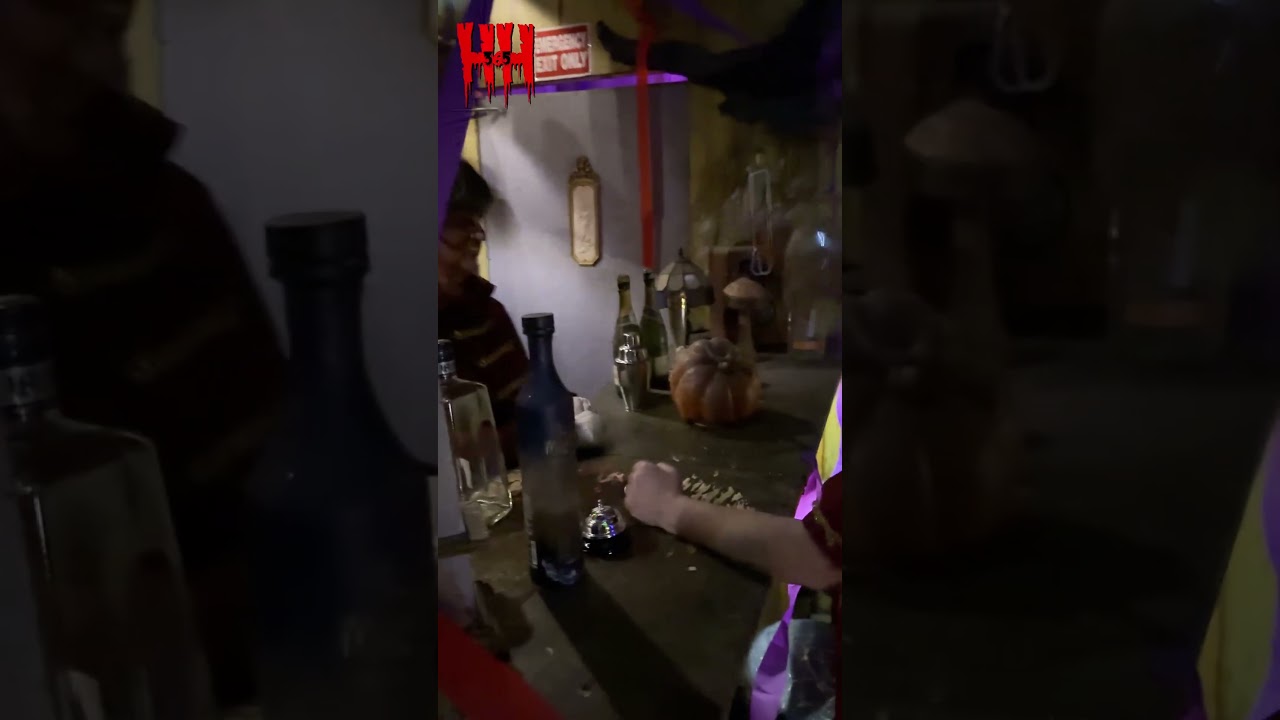 I would like a drink too! #halloween #horror #actor #hauntedhouse #scary #spooky #jumpscare #drink