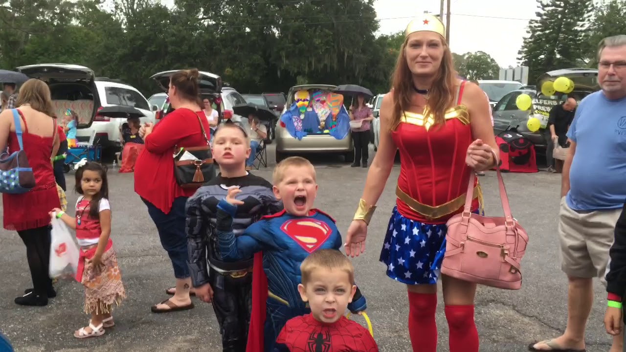 TRUNK or TREAT 2017 First Baptist Elfers, Florida Halloween before
