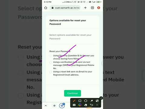 FORGOT PASSWORD OF CUET APPLICATION FORM HOW TO RESET PASSWORD AND USER ID CUET 2022 APPLICATION