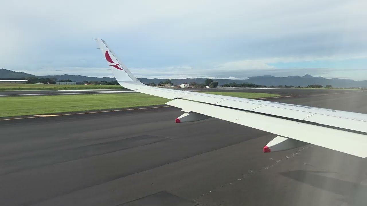 Despegando de San Jose Costa Rica Avianca AV604