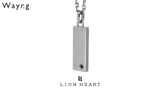 ライオンハート トライ ネックレス エターナルユール プレート サージカルステンレス シルバー