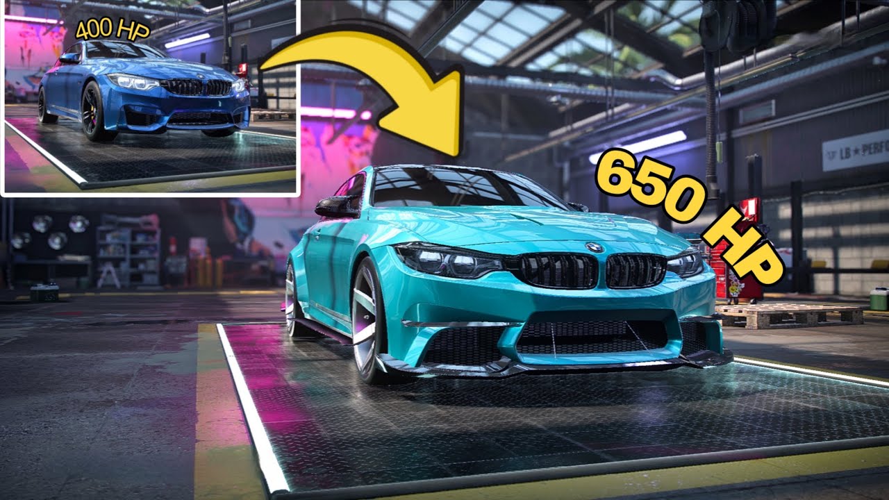 Tuning a 400HP BMW M4 into 600+HP beast || NFS HEAT || GAMEPLAY 