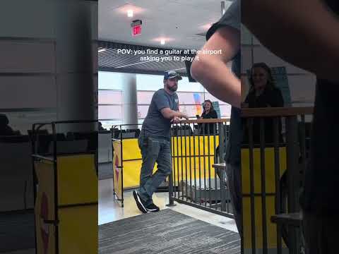 tried something new at the airport