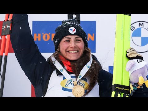 MONDIAUX BIATHLON 2025 - Justine Braisaz-Bouchet, avec un 9/10 au tir, est couronnée sur le Sprint