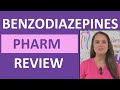 Benzodiazepines Benzos Pharmacology Anxiety Medication Sedative Nursing NCLEX