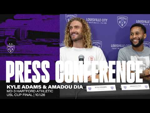 'We're trying to create a legacy' | Kyle Adams & Amadou Dia | MD-3 Hartford USL Cup Final | 10.1.26