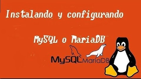 Ubuntu Server (Linux) Instalacion y Configuracion de MySQL o MariaDB