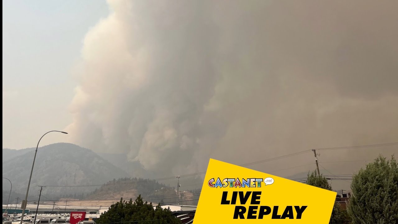 Fire from Hwy 97 West Kelowna