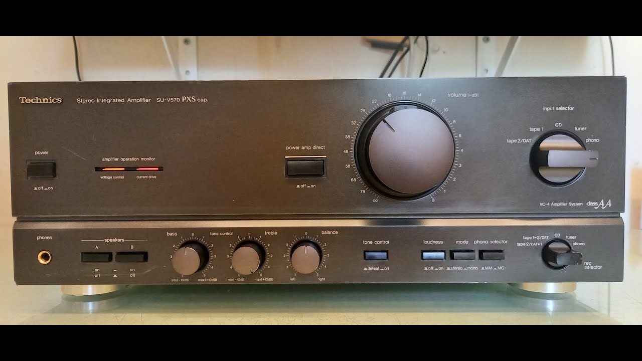 TECHNICS SU V570 PXS CAP DEMO - YouTube