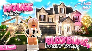 “I built a DREAM aesthetic Bloxburg house 💕