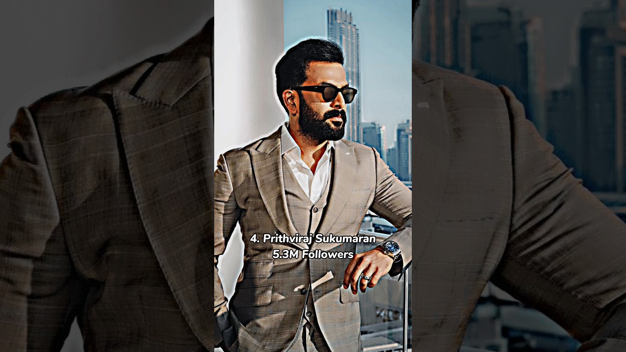 Top 10 Most Followed Malyalam Actors On Instagram 🔥🤯 