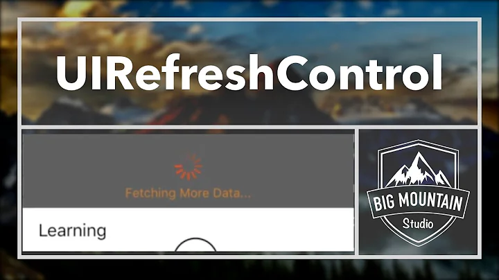 UIRefreshControl - Refreshing the TableView (iOS, Xcode 8, Swift 3)