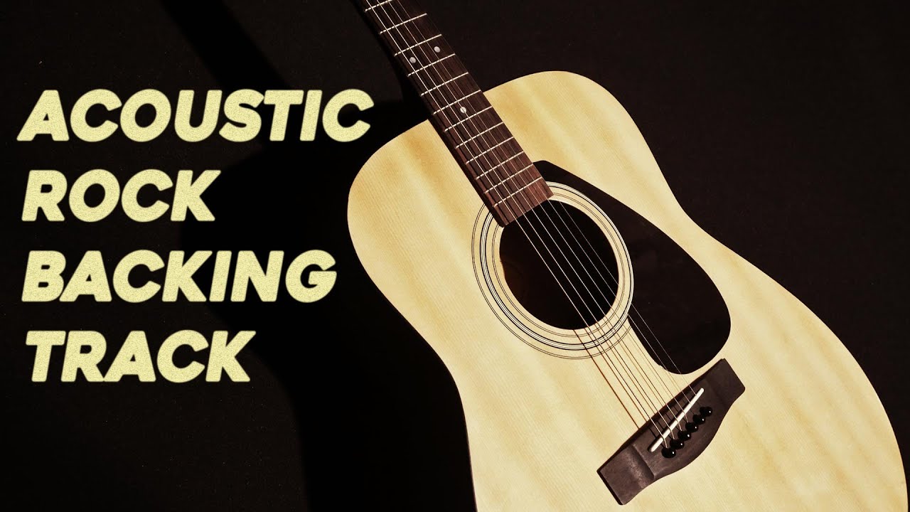 Rich Acoustic Rock Guitar Backing Track A Minor Am