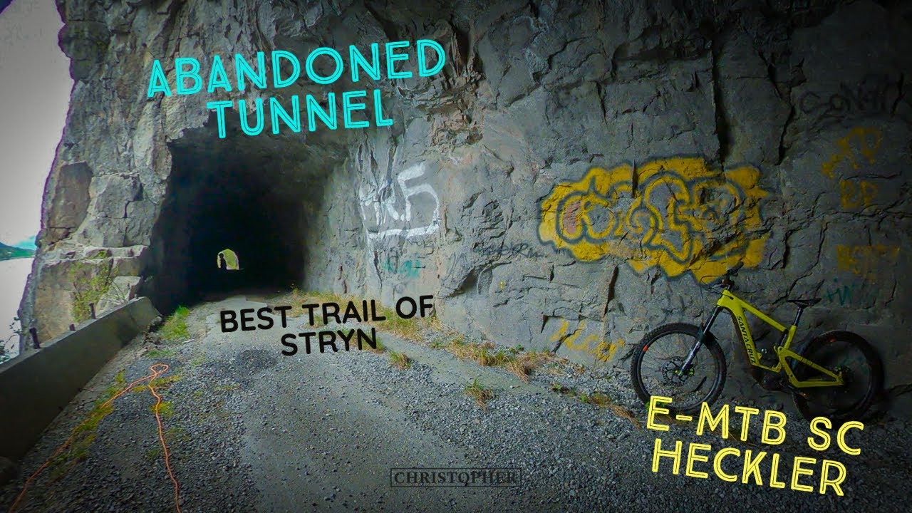 BEST TRAIL IN STRYN - SKÅRÅSEN - E-MTB Heckler and a abandoned tunnel