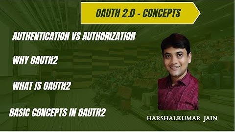 What Is OAuth 2.0 | How OAuth Authentication Works | OAuth Concepts