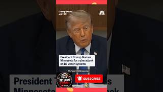 Trump Blasts Minnesota as "Grossly Incompetent" After Major Cyberattack