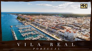 Vila Real de Santo António ● Portugal 🇵🇹 【4K】 Aerial Cinematic Drone
