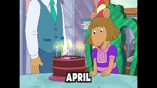 Jax PBS Kids Club April Birthdays