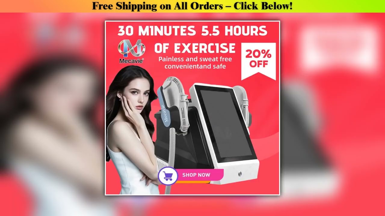 Professional Portable MECAVIE  NEO 6500W Radio Frequency Machine Hi-EMT body Shaping Fat Furning