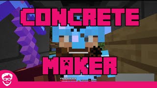 Using A Minecraft Concrete Maker