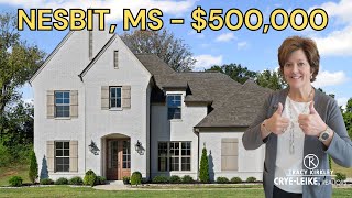 $500,000 Nesbit, MS Dream Home | Only 2 Years Old | 1.65 Acres | Natural Setting | Luxury Finishes