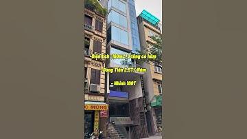 Tòa building mặt phố Đoàn Thị Điểm Đống Đa, 9 tầng có hầm dòng tiền 2.5Tỷ/ Năm #toanhavanphong