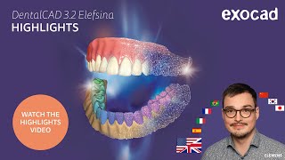 DentalCAD 3.2 Elefsina, highlights video.