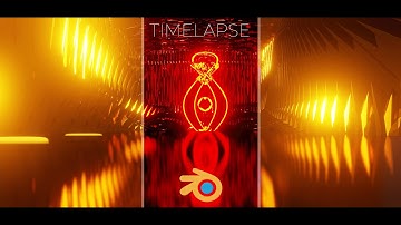 Blender Timelapse - Golden Dream Environment