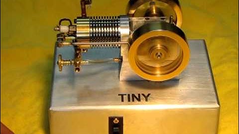 "TINY"  Small 4 stroke internal combustion engine.  2nd Video