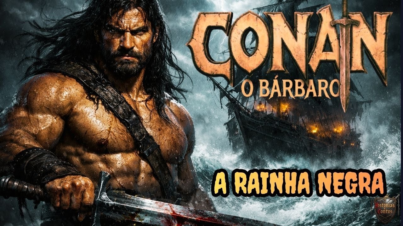 CONAN: A RAINHA DA COSTA NEGRA | O Deus do Mar Despertou (Filme Épico IA)