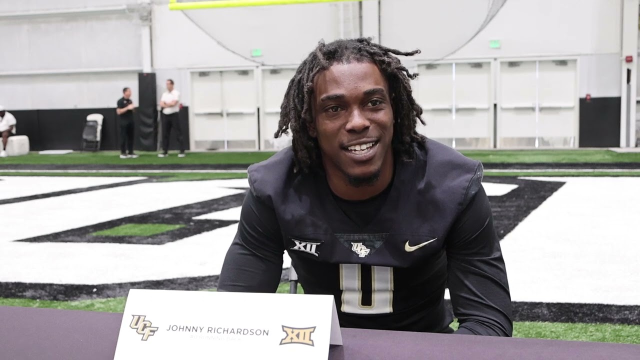 UCF Football Media Day: RB Johnny Richardson  ⚔️🏈