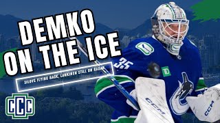 CANUCKS GOALIE NEWS: DEMKO SKATING, TEAM STILL INTERESTED IN LANKINEN