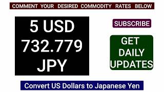 TODAY US DOLLAR TO JAPANESE YEN 03 AUGUST 2024