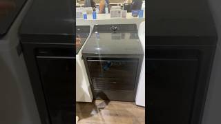 LG AI top load electric dryer black