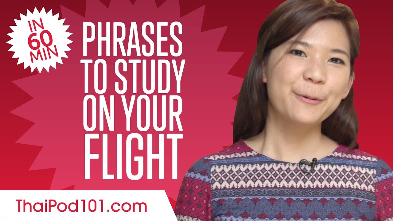 ⁣Phrases to Study on Your Flight to Thailand