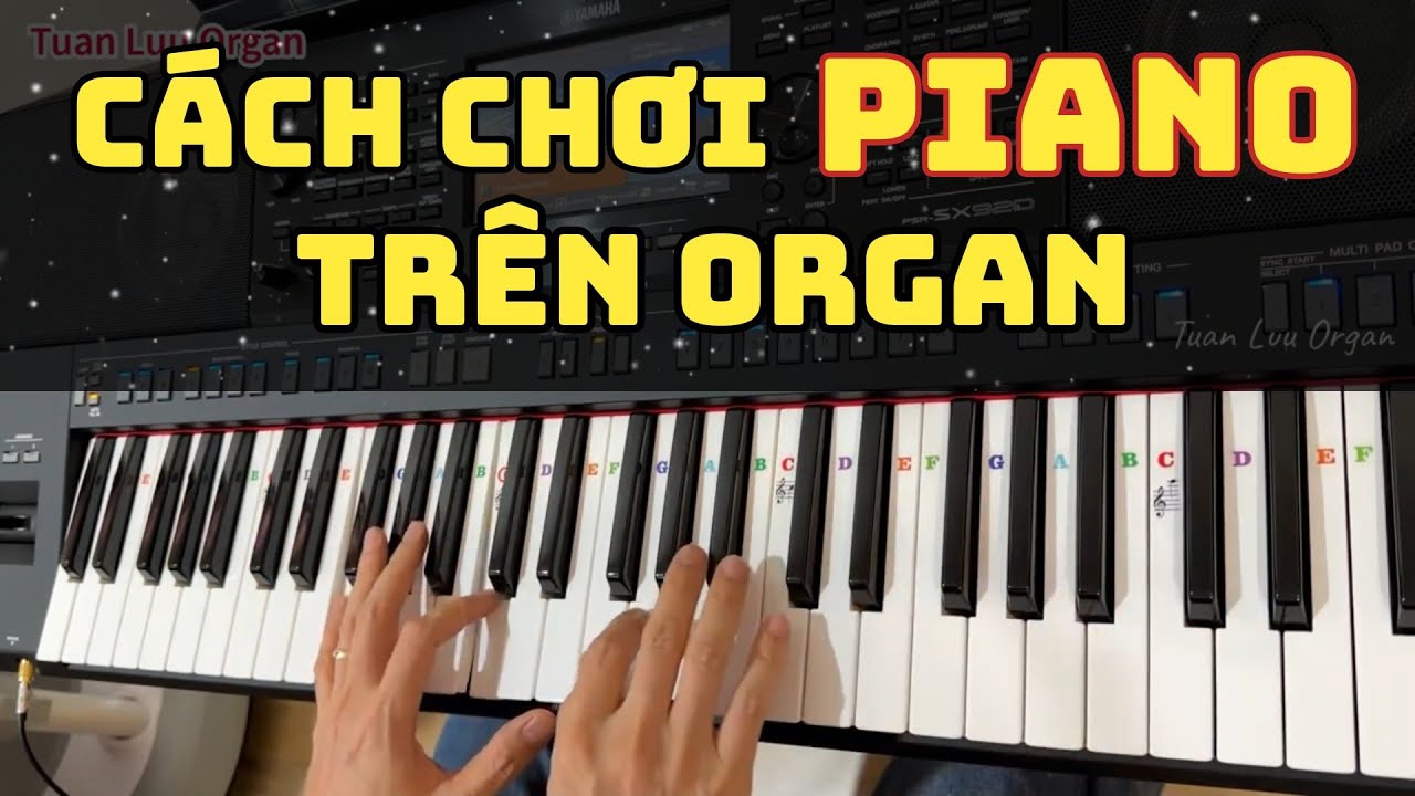 Как играть на фортепиано под аккомпанемент органа — легко понять — легко научиться