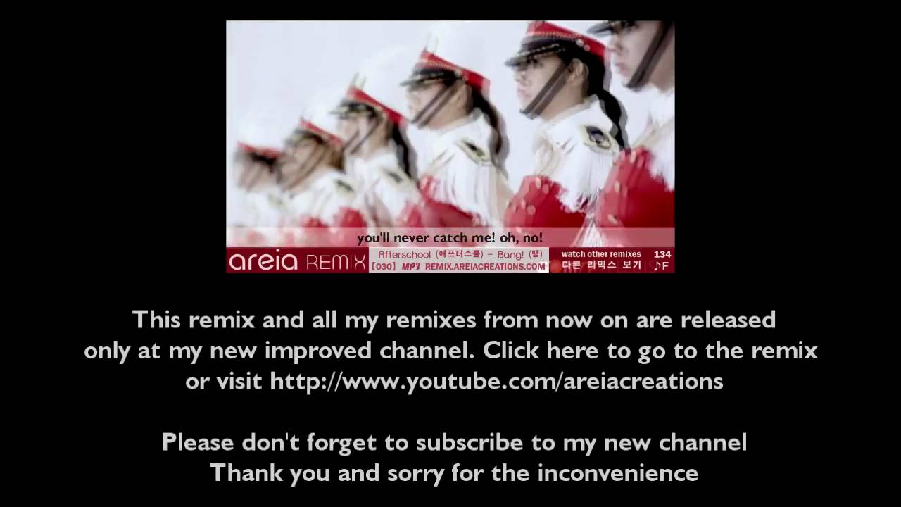 electronics 【HD REMIX 리믹스】Afterschool - Bang! (areia remix)