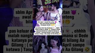 April nangis pas keluar dari Bus hantu 🤣 #aprilda7 #tasyada7 #gilangdirga #da7 #shortvideo #bushantu
