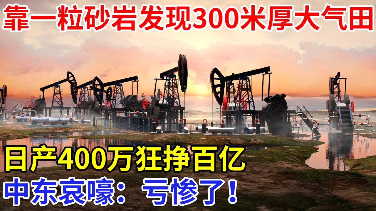 中国惊现超大气田，靠一粒砂岩发现300米厚大气层，日产400万狂挣百亿，中东哀嚎：亏惨了！【大科学】科技