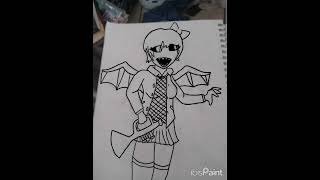 Creepypasta Sayori speed drawing
