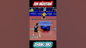 Zhang Jike vs Jun Mizutani 🔥🔥 #tabletennis #mizutani #zhangjike #viral #trending #shorts