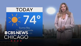 Sunny skies on Tuesday in Chicago