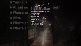 Download Lagu Faded - lyrics - Alan Walker #englishsongs #electronicmusic #2010smusic #edm #classicalmusic MP3