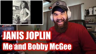 JANIS JOPLIN - Me and Bobby McGee (REACTION!!!)