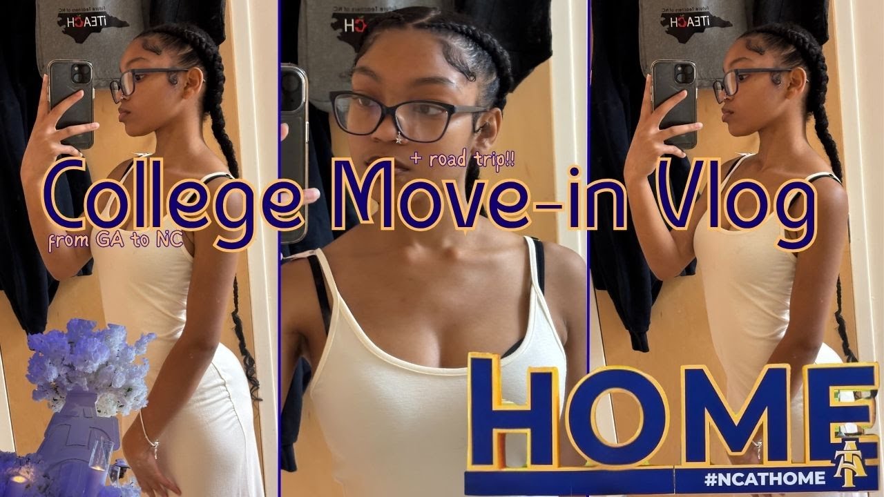 College Diaries: Move-in Day!! || Freshman Year || NCAT