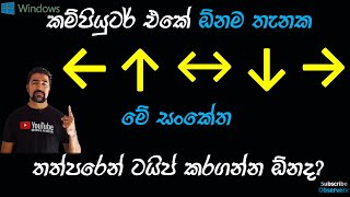 How to Type Arrows in any where in windows Easily | Alt Codes tutorial | In Sinhala screenshot 5