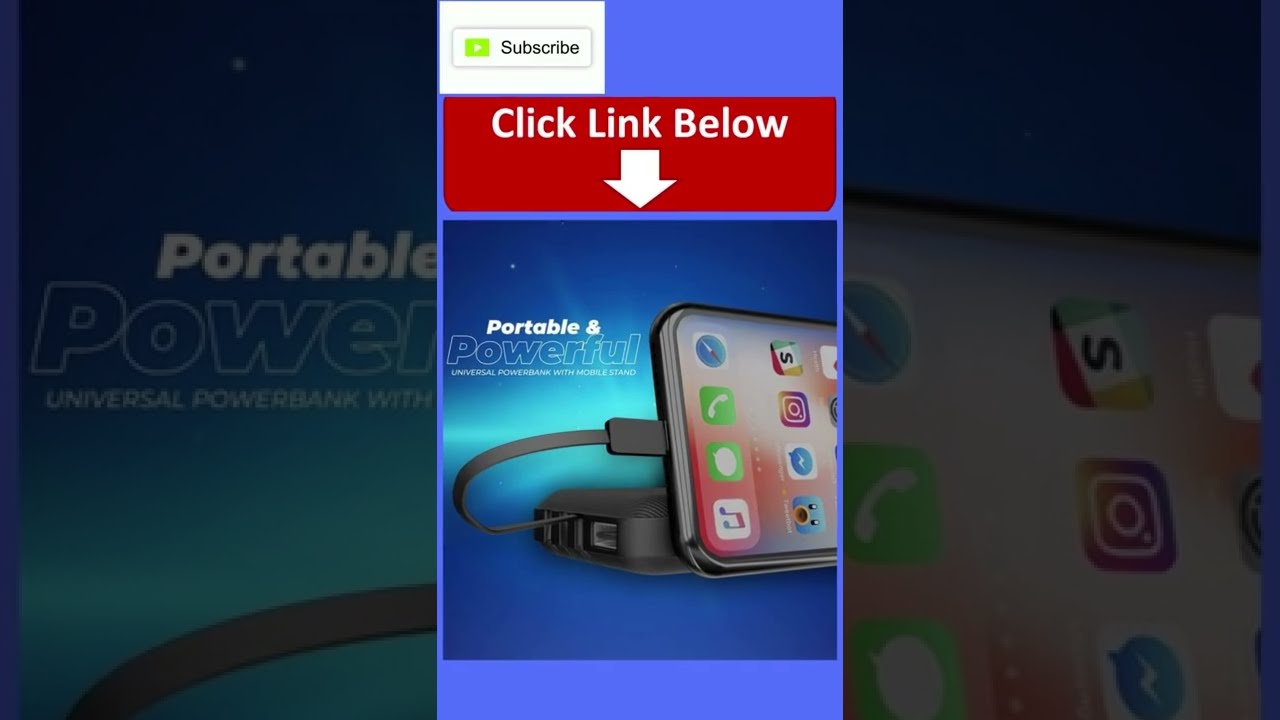 UBON Power Bank|10000mAh 10W QC3.0 PD Power Bank|Type-C in-Built|USB Port| 